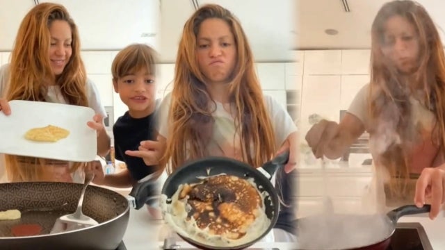Watch Shakira and Her Sons' Pancake Fail on TikTok