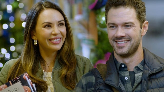 Janel Parrish and Ryan Paevey Flirt It Up in Hallmark's 'Coyote Creek Christmas' (Exclusive)