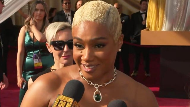 Watch Tiffany Haddish Pull Out Her Foreign Language Skills on the Oscars Red Carpet (Exclusive)