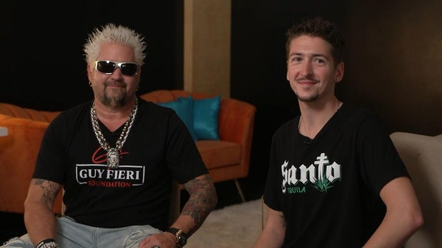 Watch Guy Fieri Get 'Grilled' by His Son Hunter! (Exclusive)