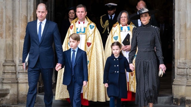 Prince William and Kate Middleton's Kids George and Charlotte Attend Prince Philip's Memorial