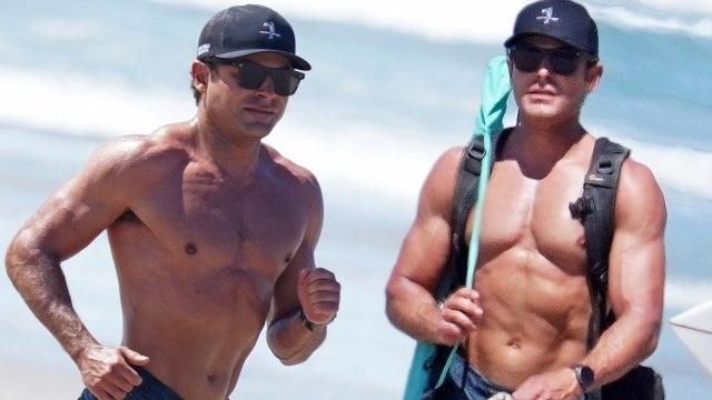 Zac Efron Flaunts Epic Six-Pack Abs During Shirtless Beach Jog 