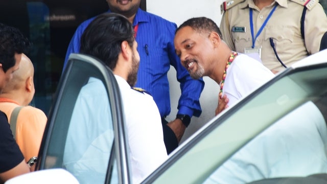 Will Smith All Smiles as He’s Spotted in India After Oscars Slap 