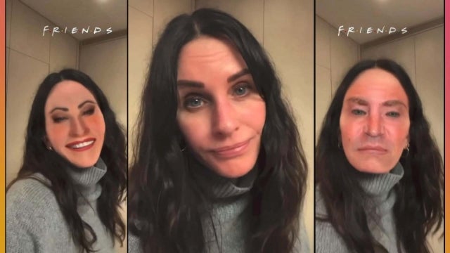 Courteney Cox Hilariously Transforms Into ‘Friends’ Co-Stars Using Bizarre Filter 