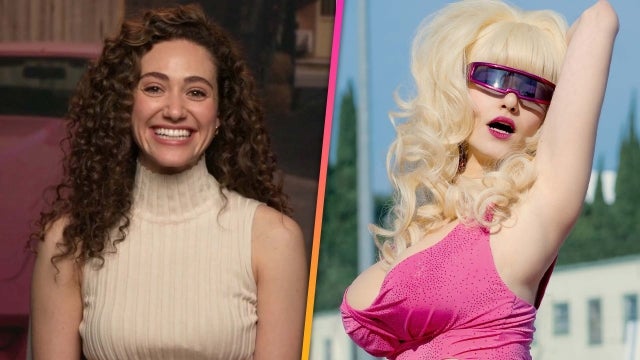 'Angelyne's Emmy Rossum on Her Transformation Into the 'Original Influencer' (Exclusive)