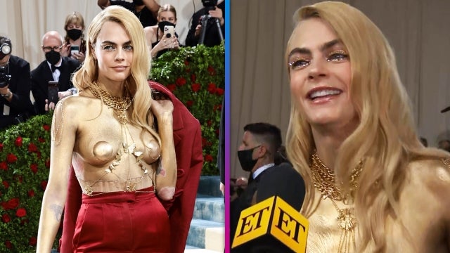 Met Gala 2022: Cara Delevingne Strips Down on the Carpet to 'Free the Nipple'