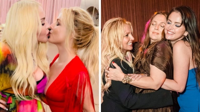 Britney Spears Kisses Madonna, Dances With Selena Gomez at Wedding Reception