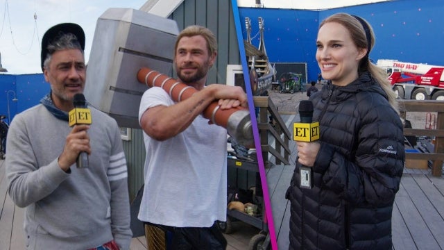 'Thor: Love & Thunder' Stars Laugh Their Way Through New Asgard Set Tour (Exclusive) 