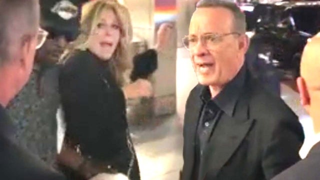 Tom Hanks Snaps After Fans Nearly Trample Wife Rita Wilson 