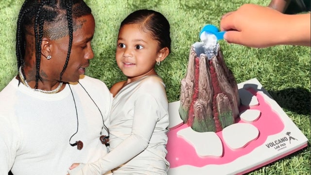 Watch Travis Scott Teach Daughter Stormi How to do Adorable Science Project 