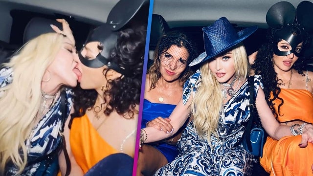 Madonna Tongue Kisses Friends During Italian Birthday Getaway