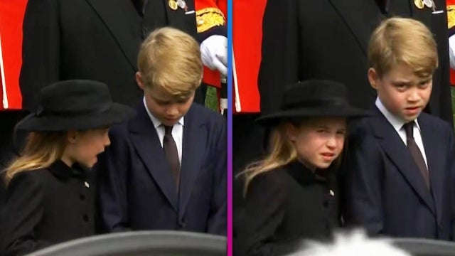 Princess Charlotte Instructs Prince George to Bow at Queen's Funeral