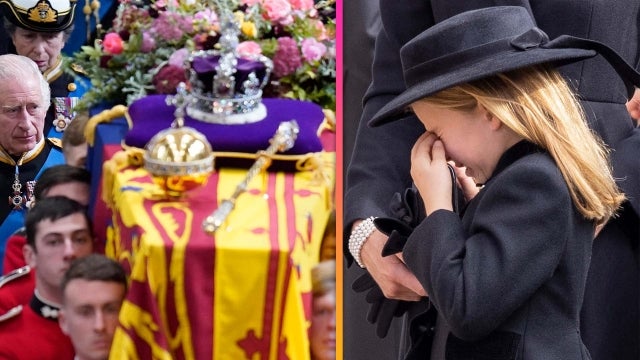 Princess Charlotte Gets Emotional at Queen Elizabeth's Funeral