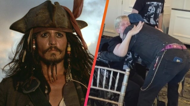 Johnny Depp Makes 'Pirates of the Caribbean' Fan Emotional During Meet and Greet   