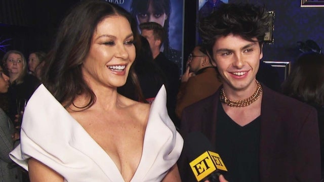 Catherine Zeta-Jones Details Close Bond With 22-Year-Old Son at 'Wednesday' Premiere (Exclusive)