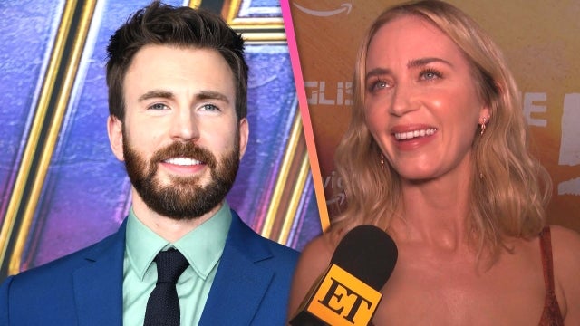 Emily Blunt on How Co-Star Chris Evans Reacted to Being Named ‘Sexiest Man Alive’ (Exclusive) 