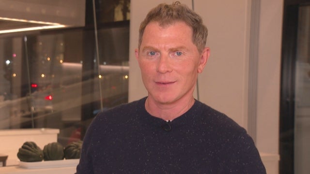 Bobby Flay Shows Off Food Network’s New Kitchen and Dishes on Holiday Competitions (Exclusive)