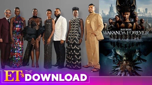'Wakanda Forever' Cast on Filming After Losing Chadwick Boseman | ET's The Download       