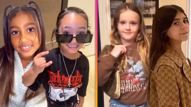 North West and Penelope Disick Give Their BFFs TikTok Makeovers