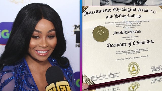 Blac Chyna Reveals She Has a Doctorate 