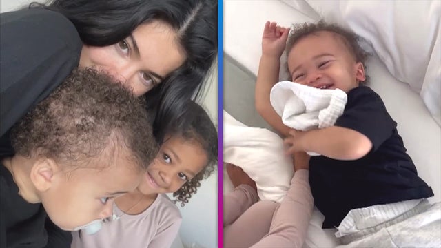 Kylie Jenner’s Daughter Stormi Webster Can’t Stop Tickling Her Brother Aire 