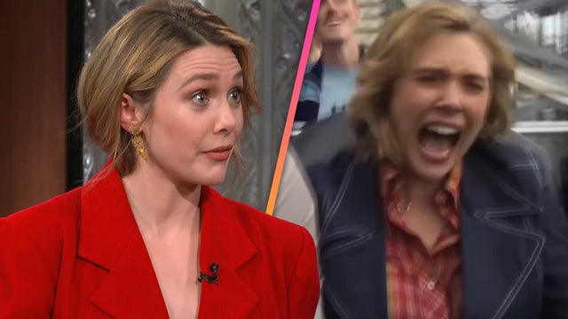 Watch Elizabeth Olsen Lose It on a Roller Coaster While Filming New Show 'Love & Death'