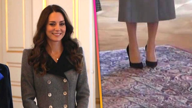 Watch Kate Middleton's Stealthy 'Princess Shuffle'