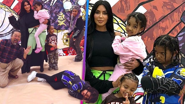 Kim Kardashian Shares Relatable Mom Moment of Kids Having Meltdown Meeting Famous Artist
