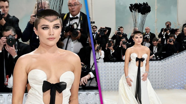 Florence Pugh Sports Shaved Head at the 2023 Met Gala