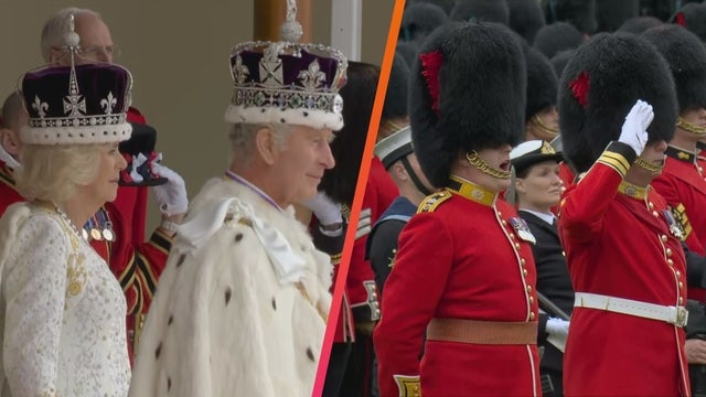Watch King Charles Receive Royal Salute After Coronation Ceremony