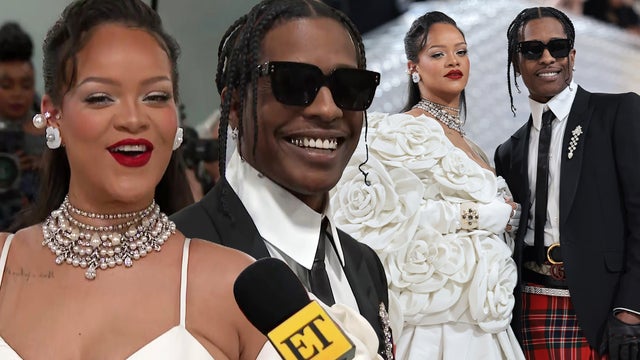 Rihanna and A$AP Rocky Shut Down 2023 Met Gala with Karl Lagerfeld Looks! 