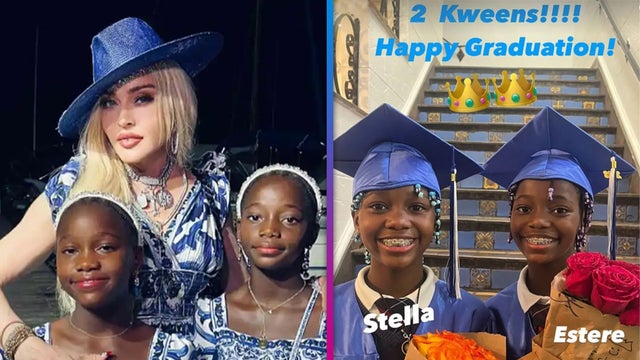 Madonna Shares Rare Look at Her 10-Year-Old Twins at Graduation