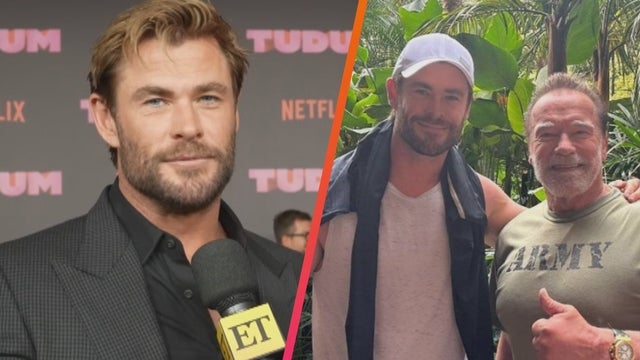 Chris Hemsworth Goes Full Fanboy Over Arnold Schwarzenegger  (Exclusive)