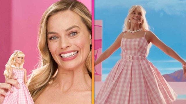 Watch The 'Barbie' Cast Freak Out Over Seeing Their Own Dolls