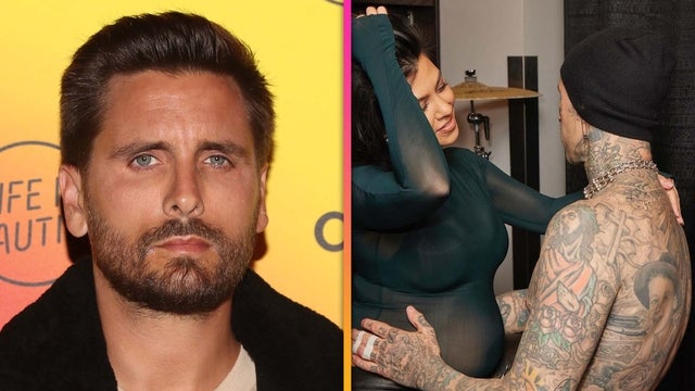 How Scott Disick Feels About Kourtney Kardashian's Pregnancy With Travis Barker (Source)