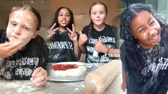 Watch North West and Selena Gomez’s Sister Gracie Sing, Dance and Make Pizza on TikTok