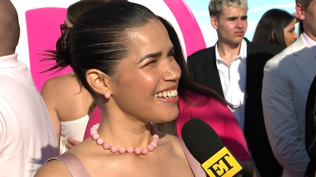 America Ferrera Reacts to ‘Barbie’ Fans Catching Onto Her Not Wearing Pink for Promo Tour (Exclusive)