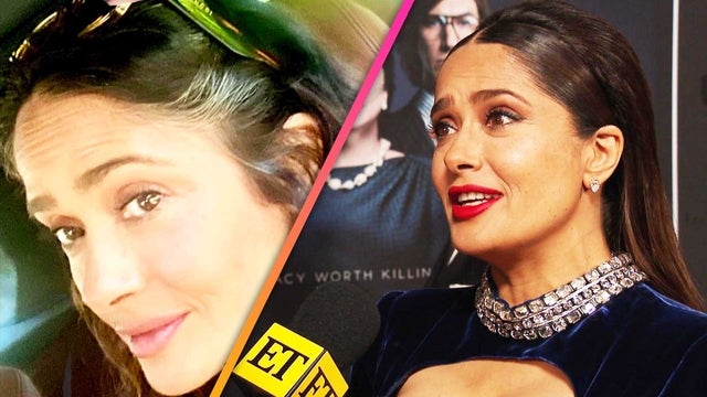 Salma Hayek Shows Off Her Grays! Her Secret to Aging Gracefully