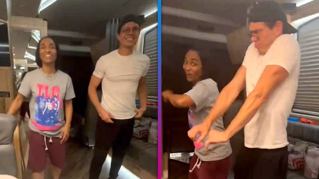 Chilli Gives Matthew Lawrence a Dance Tutorial