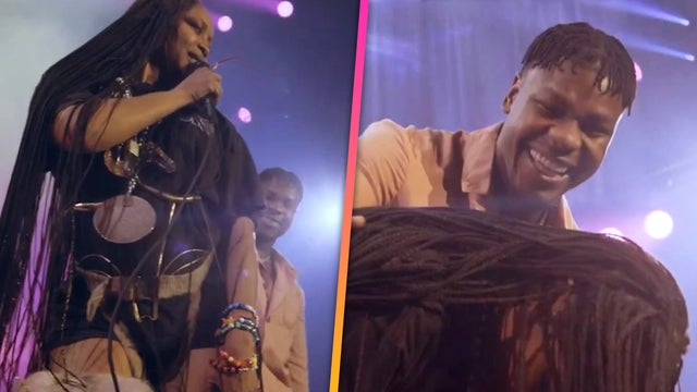 John Boyega Surprises Erykah Badu on Stage After She Shoots Her Shot   