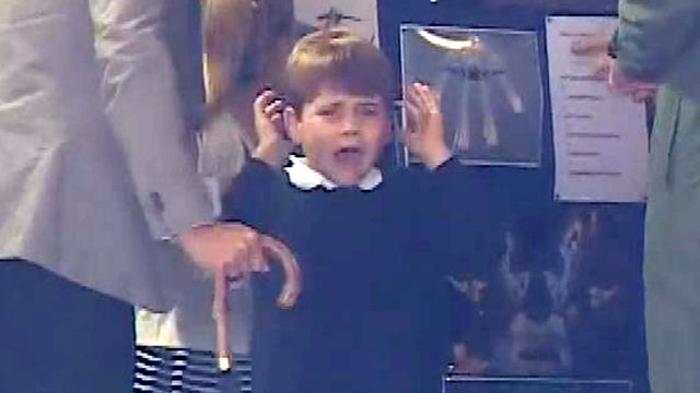 Prince Louis Covers Ears and Screams at Planes During Royal Air Show Visit