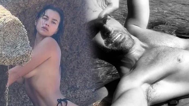 Irina Shayk and Ex Bradley Cooper Go Topless on Vacation Together 
