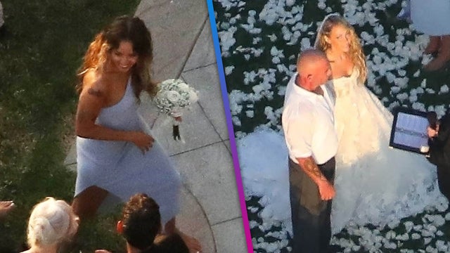 Miley Cyrus All Smiles as Maid of Honor at Mom Tish and Dominic Purcell's Malibu Wedding 