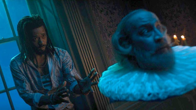 'Haunted Mansion': LaKeith Stanfield Gets Spooked By a Floating Head (Deleted Scene)