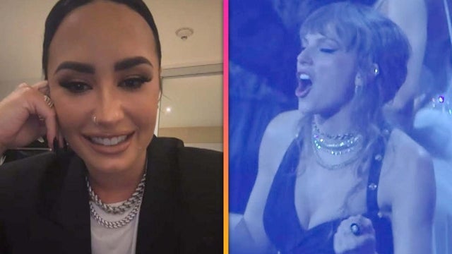 Demi Lovato Reacts to Taylor Swift Jamming Out to Her VMAs Performance