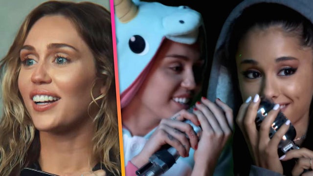 Miley Cyrus Recalls Flirting With Ariana Grande in Viral Performance