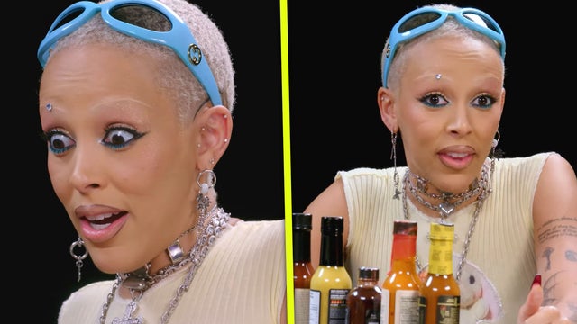 Doja Cat Explains Why She Loves Her Shaved Head While Panting for Breath on ‘Hot Ones’