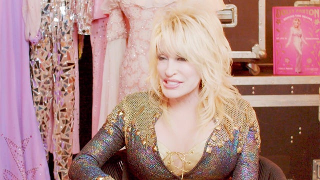 Watch Dolly Parton React to Her Iconic Fashions Throughout the Years |  ET's Certified Country