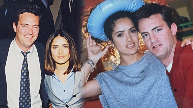 Salma Hayek Pays Tribute to Matthew Perry: See Rare Footage From 'Fools Rush In'
