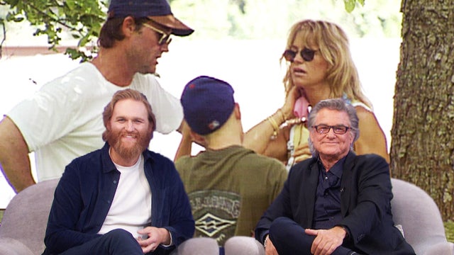 Kurt and Wyatt Russell React to 1997 Family Flashback With Goldie Hawn (Exclusive)